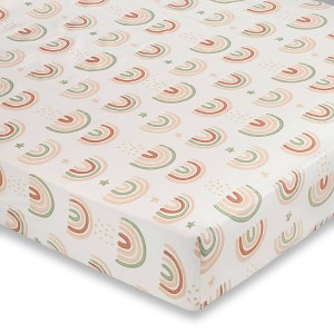 Crane Baby Cotton Sateen Fitted Crib Sheet - 1 of 4