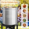 Winado 36 QT Stainless Steel Stock Pot with Strainer Basket , Lid and Hook - 2 of 4