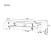 NicBex TV Stand for TVs up to 80 Inches Entertainment Center with 4 Drawers and 2 Spacious Cabinets for Living Room - 3 of 4