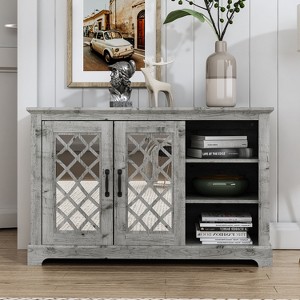 Galano Millicent 45.7 in. 2 Door Sideboard With Shelves - 1 of 4