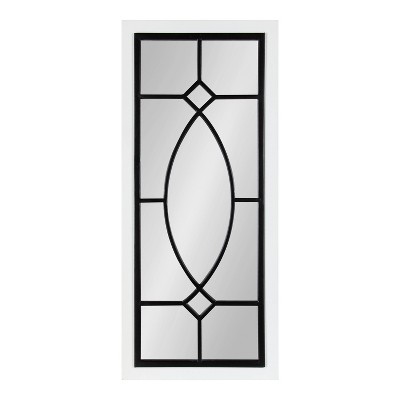 Bakersfield 13" x 30" Rectangular Farmhouse Wall Mirror in White