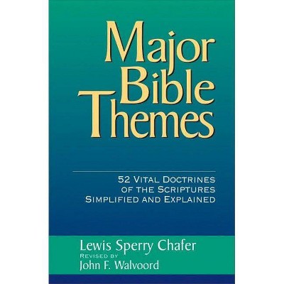 Major Bible Themes - by  John F Walvoord & Lewis Sperry Chafer (Hardcover)