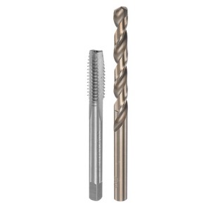 Unique Bargains Cobalt High Speed Steel Straight Flute Twist Drill Bit Tap and Bit Set - 1 of 3
