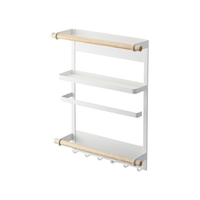 Yamazaki Home - Magnetic Kitchen Organizer - Steel + Wood