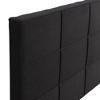 CAVINAS King/Queen Size Upholstered Bed Frame With Fabric Headboard,Modern Living Room Bedframe,Slatted Platform Foundation,No Box Spring Needed - 4 of 4