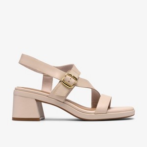 Clarks Womens Jaylan Sol Off White Leather Sandals : Target