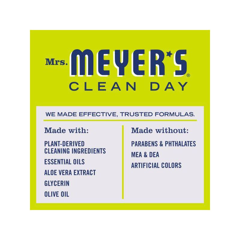 Mrs. Meyer&#39;s Clean Day Lemon Verbena Liquid Hand Soap Refill - 33 fl oz, 4 of 9