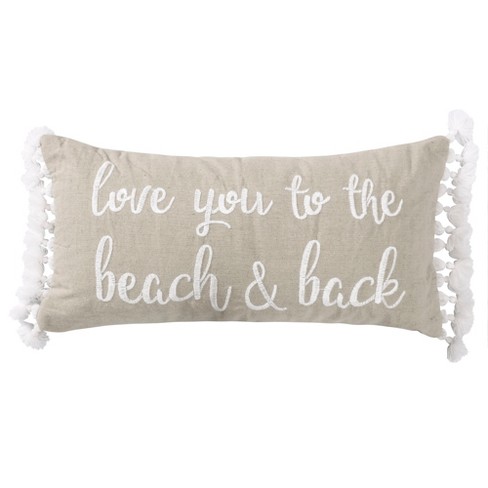 LVacation Beach Pillow Cream