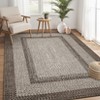 Machine Washable Rug, Non-Slip Non-Shedding Area Rugs for Living Room, Farmhouse Printed Braided Bordered Carpet - 2 of 4