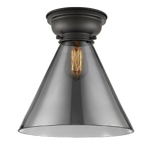 Cone - 1 Light Flush Mount In Industrial Style-11.4 Inches Tall and 12 Inches Wide - 1 of 1