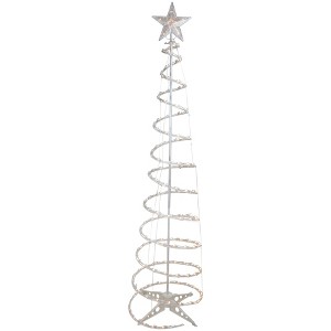 Northlight 6' Pre-Lit Spiral Christmas Tree - Clear Lights - 1 of 4
