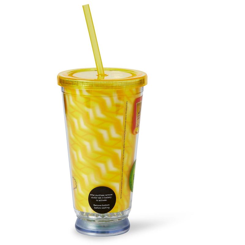 Just Funky Pokemon Pikachu Carnival Cup - 18oz BPA-free Tumbler Cup with LED Lights, 2 of 8