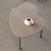 Sapphtopaz Modern Rotatable Coffee Table with Small Cocktail Table & Wheels Coffee Bar with Wood Legs Center Table for Living Room - 3 of 4