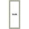 PosterPalooza | Panoramic Sculpted Blue Picture Frame - UV Acrylic, Foam Board Backing, Hanging Hardware - 2 of 4