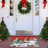Coolmee Christmas Washable Rugs for Living Room Non-Slip Soft Christmas Tree and Deer No-Shedding Indoor Carpet for Living Room Dining Room Bedroom - 4 of 4