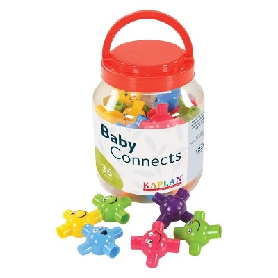Kaplan Early Learning Baby Connects Happy Face Connecting Balls - 36 Pieces