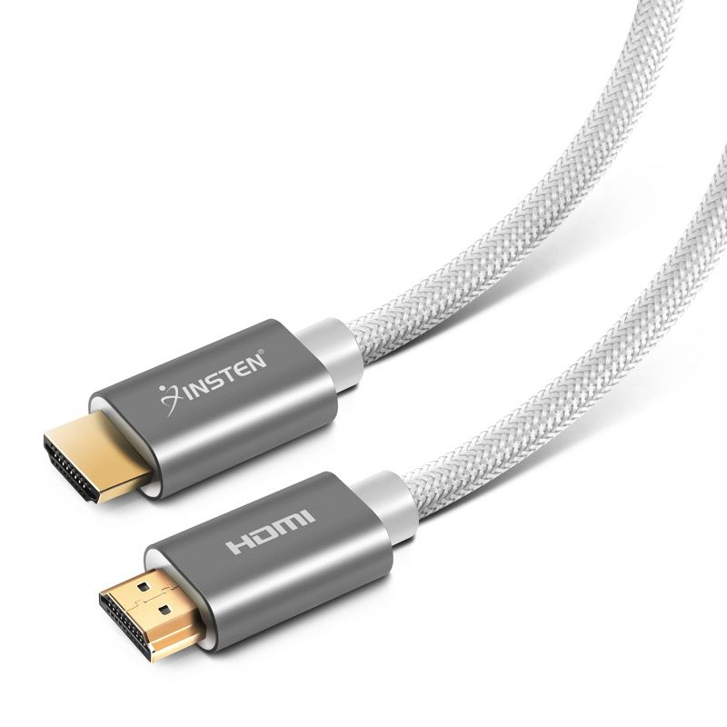 Insten - 6 Feet HDMI Male to Male Cable, 2.1 Version, 8K 60Hz, 48Gbps, Gold Connectors, Nylon Braided, 5 of 9