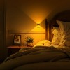 DORESshop 1-Watt Color Changing Integrated LED Semi-Crescent Wall-Like Night Light, Button Adjustable, Dusk to Dawn, 2-Pack - 3 of 4