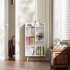 Aoxun Bookshelf Bookcase, Cube Storage Organizer, Wood Display Bookshelf, Storage Shelves - 2 of 4
