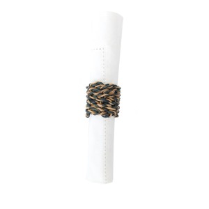 C&F Home Dash Smoke Napkin Ring Set of 6 - 1 of 3