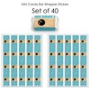 Big Dot of Happiness Strike Up the Fun - Bowling - Mini Candy Bar Wrapper Stickers - Birthday Party or Baby Shower Small Favors - 40 Count - 3 of 4