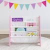 Humble Crew Kids' 4 Tier Bookrack Pink: MDF Frame, 24" Height, 4 Shelves, Decorative Bookshelf for Ages 2+ - 2 of 4