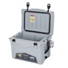 35 Quart Heavy Duty Portable Ice Cooler - Insulated Camping Cooler with Cup Holder, Fish Ruler & Bottle Openers for Beach, Boat & Picnics White - 2 of 4