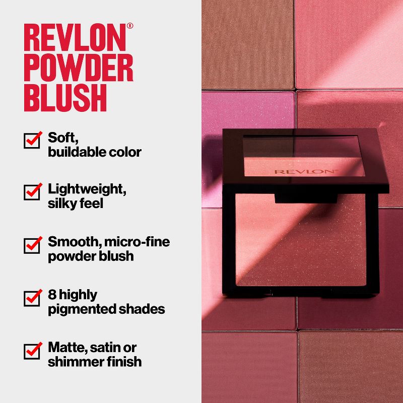 Revlon Pressed Powder Blush - Lightweight and Silky, 4 of 9