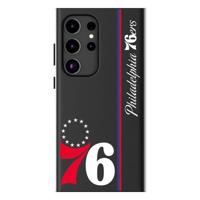 Keyscaper Philadelphia 76ers Sidebar MagSafe Compatible Cell Phone Case for Galaxy S25 Ultra