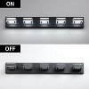 Modern Matte Black Vanity Lights, 5-Led Bathroom Mirror Fixture, Anti-Rust, Ideal for Makeup Stations - 3 of 4