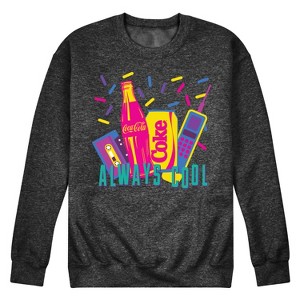 Men's - Coca-Cola - 90's Retro Always Cool Graphic Fleece Sweatshirt - 1 of 4