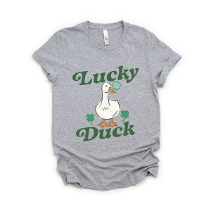 Simply Sage Market Women's Lucky Duck Short Sleeve Graphic Tee - 1 of 4