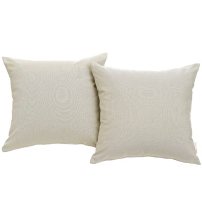 Modway Convene Two Piece Outdoor Patio Pillow Set