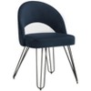 Jora Velvet Retro Side Chair (Set of 2) - FOX6296 - Safavieh Couture - 4 of 4