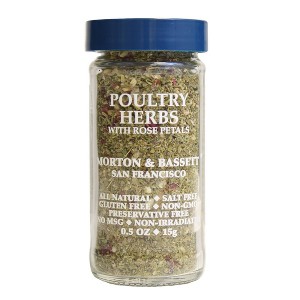 Morton & Bassett Spices Poultry Herbs with Rose Petals Seasoning Blend - 0.5oz - 1 of 4