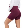 Women's Maternity Yoga Shorts Summer Workout Running Active Short Over The Belly Bump Pants with Pockets - 4 of 4