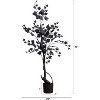 HomeStock  4 ft. Artificial Tree in Pot for Indoor/Outdoor - 3 of 4