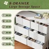 GALAXHERO Dresser with 8 Drawers, Wide Fabric Storage Chest for Bedroom, Closet, Entryway - 4 of 4