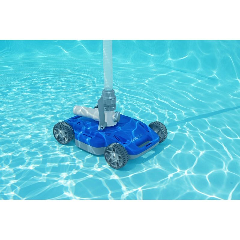 Bestway FlowClear AquaDrift Automatic Above Ground Swimming Pool Vacuum Cleaner with Multidirectional Wheels and 3 Adjustable Settings, Blue, 6 of 8