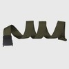 Anna-Kaci Women's Striped Nylon Belt with Textured Buckle - 2 of 4