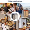 WeChef 30 Pcs Menu Covers 8.5x14" 2 Page 4 View & 4.25x14" Half Page Wine List - 3 of 4