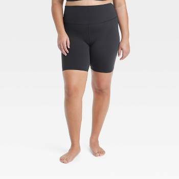 Yogalicious High Waist Squat Proof Side Pocket Biker Shorts - 3.5, 5, 7,  9, Black 3.5, X-Small