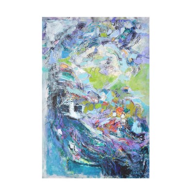 Trademark Fine Art - Dorothy Fagan  Blue Immersion III Canvas Art