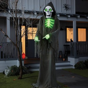 Lewis & Friends™ 8' Light Up Bruce the Skeleton Ghoul™ Outdoor Halloween Decorative Prop - Hyde and EEK! Boutique™ - 1 of 3