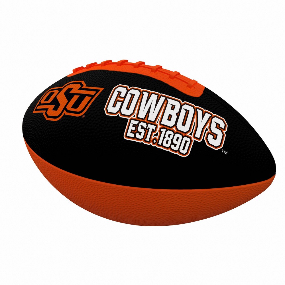 NCAA Oklahoma State Cowboys Abstract Mini-Size Rubber Football