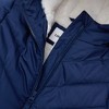 Kids Water Resistant Velour Parka - 3 of 3