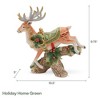 Fitz and Floyd Holiday Home Landing Deer Candleholder, Winter Centerpiece or Mantel Display with Earthenware Craftsmanship, Great Holiday Gift Idea - 3 of 4