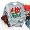 Simply Sage Market Women's Graphic Sweatshirt Red and Green Merry Christmas - 2 of 2