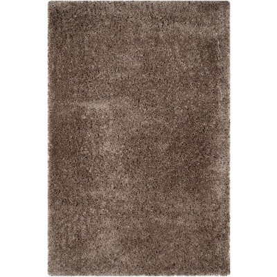Mushroom Gray 4&#039; x 6&#039; Reversible Shag Area Rug