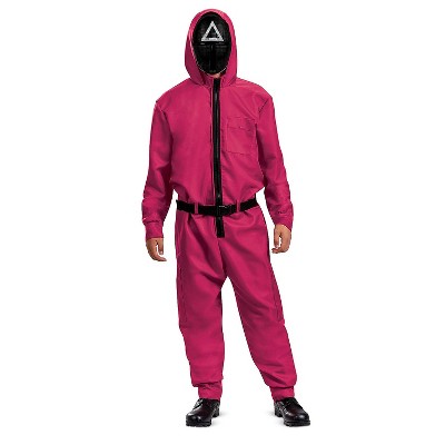 Disguise Men's Netflix's Squid Games Triangle Guard Jumpsuit Costume